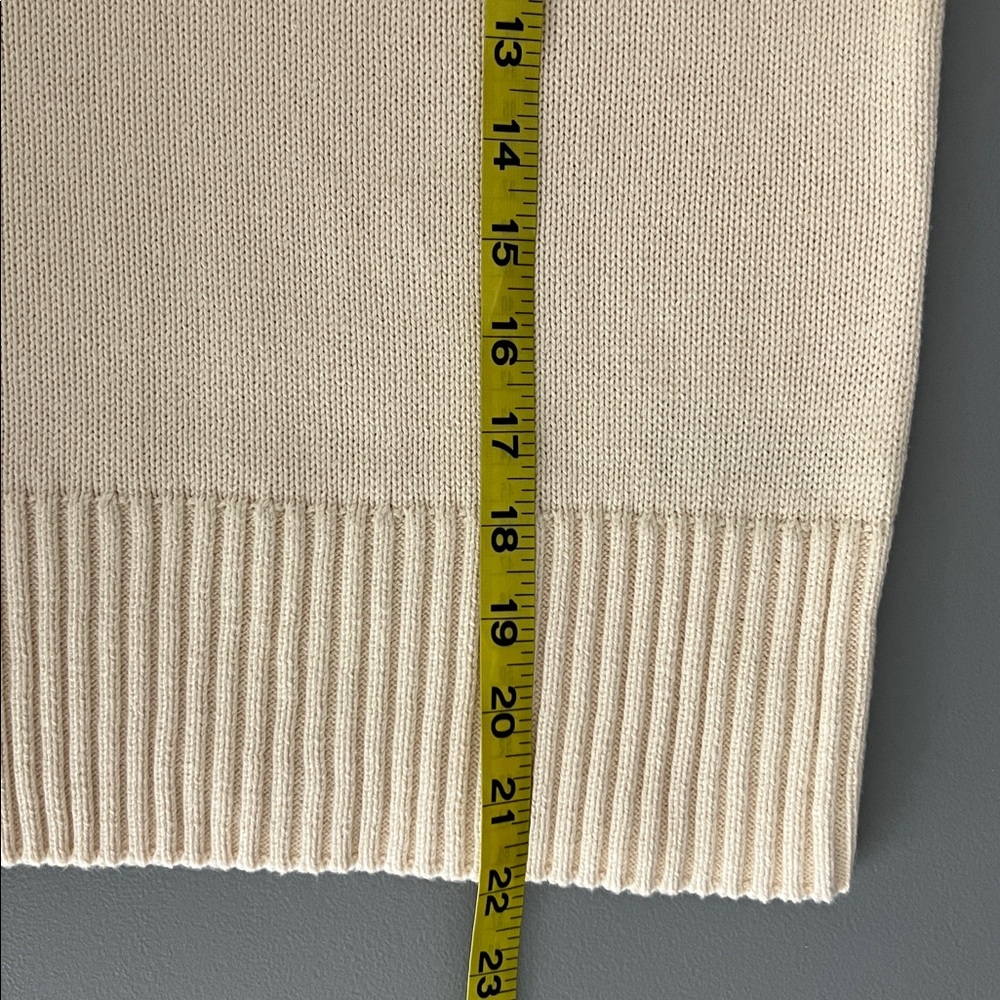 NWT Everlane Organic Cotton The Boxy Sweater in Everyday Cotton Canvas Size XS - Picture 11 of 13